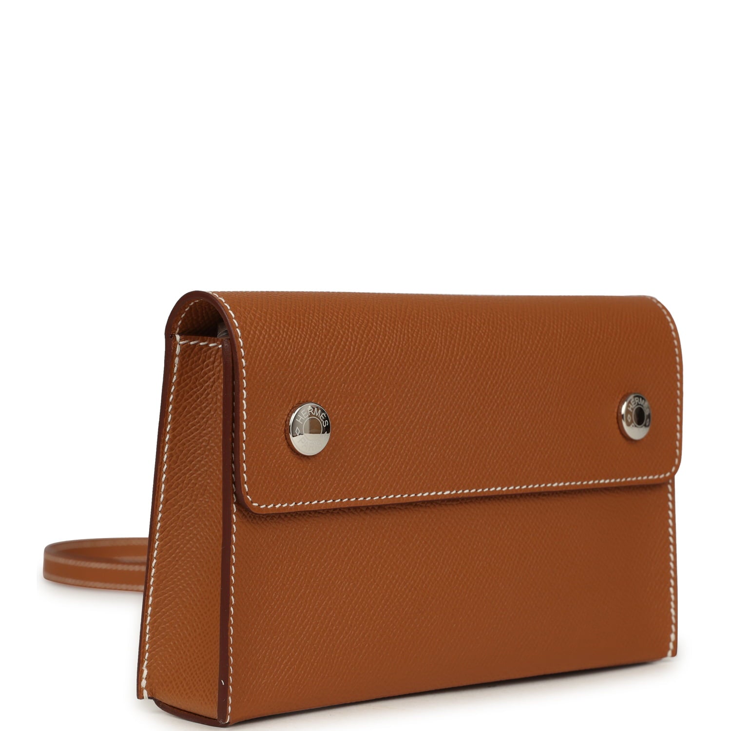 Hermes Hermesnap Wallet Gold Epsom Palladium Hardware