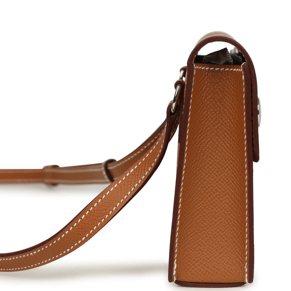 Hermes Hermesnap Wallet Gold Epsom Palladium Hardware