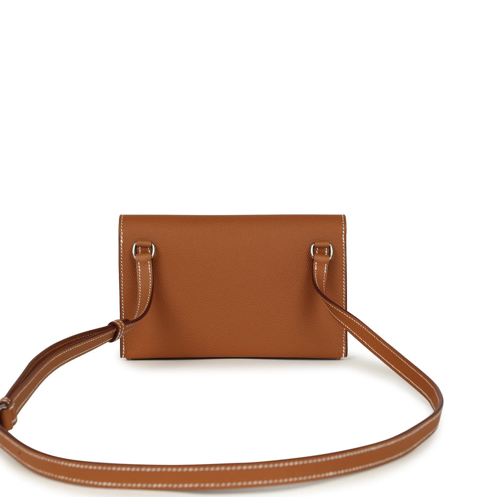 Hermes Hermesnap Wallet Gold Epsom Palladium Hardware