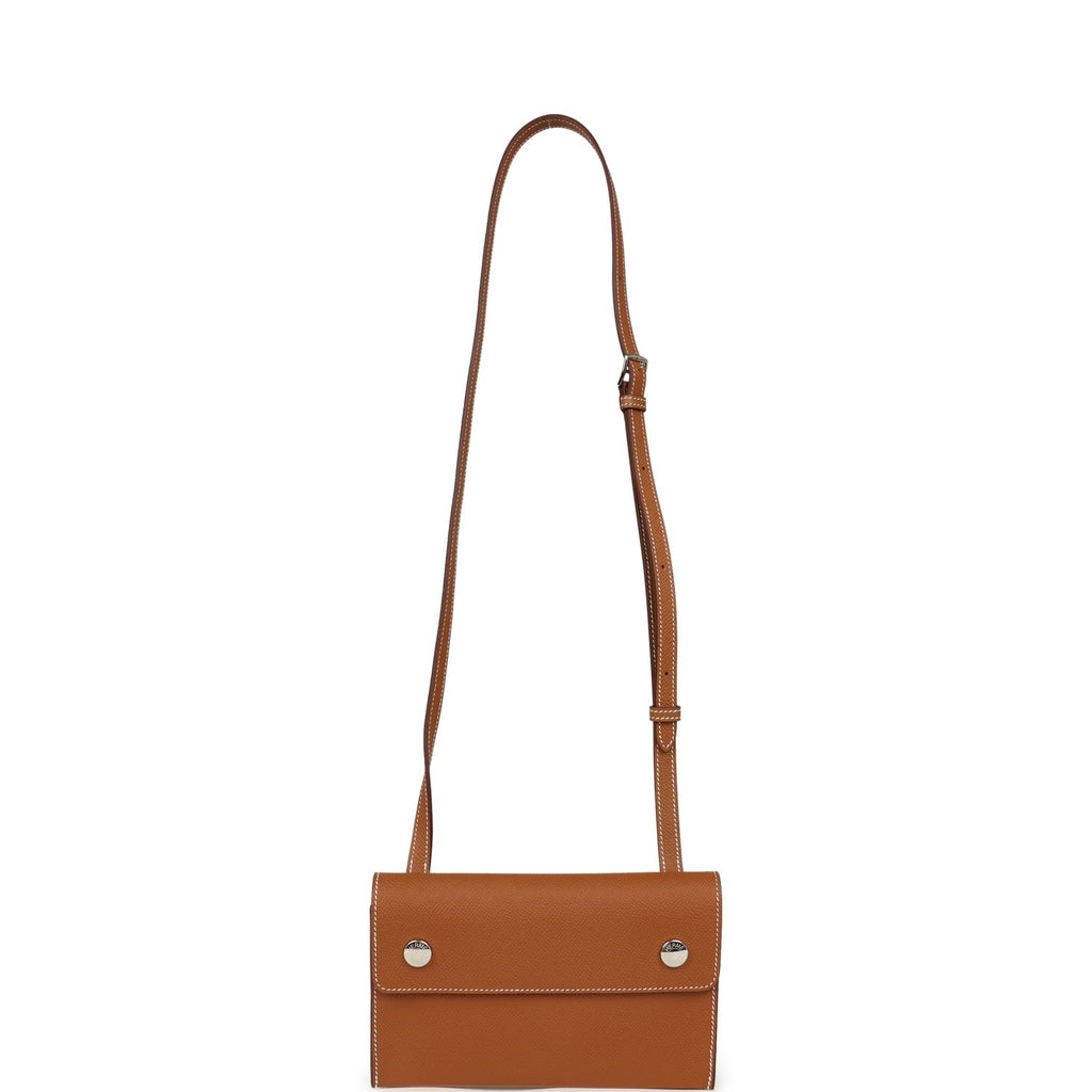 Hermes Hermesnap Wallet Gold Epsom Palladium Hardware