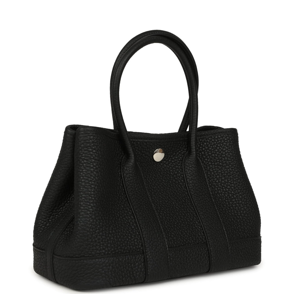 Hermes Garden Party Neo 23 Black Negonda Palladium Hardware