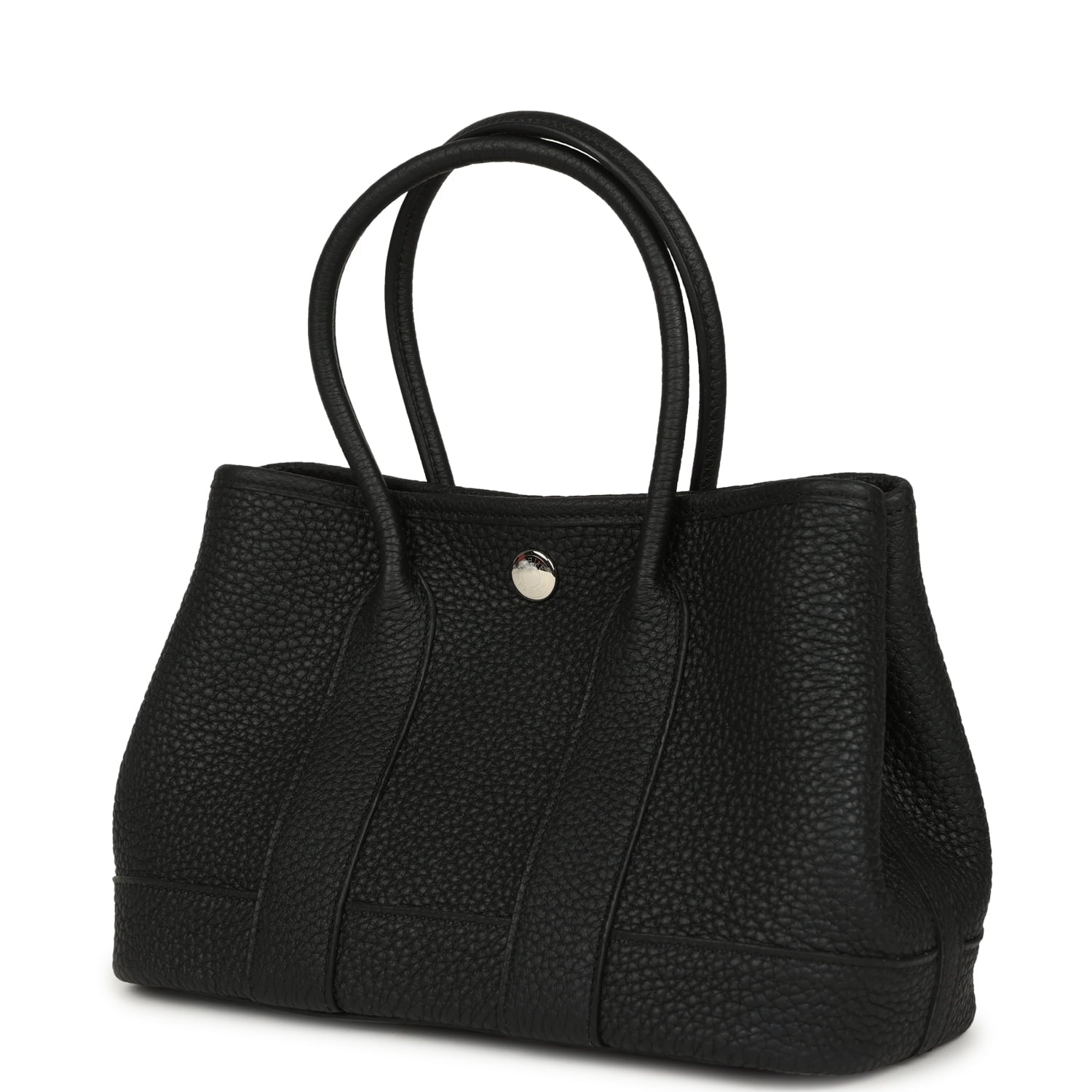 Hermes Garden Party Neo 23 Black Negonda Palladium Hardware