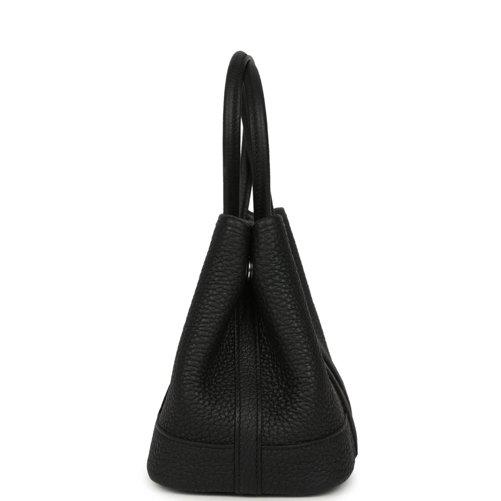 Hermes Garden Party Neo 23 Black Negonda Palladium Hardware