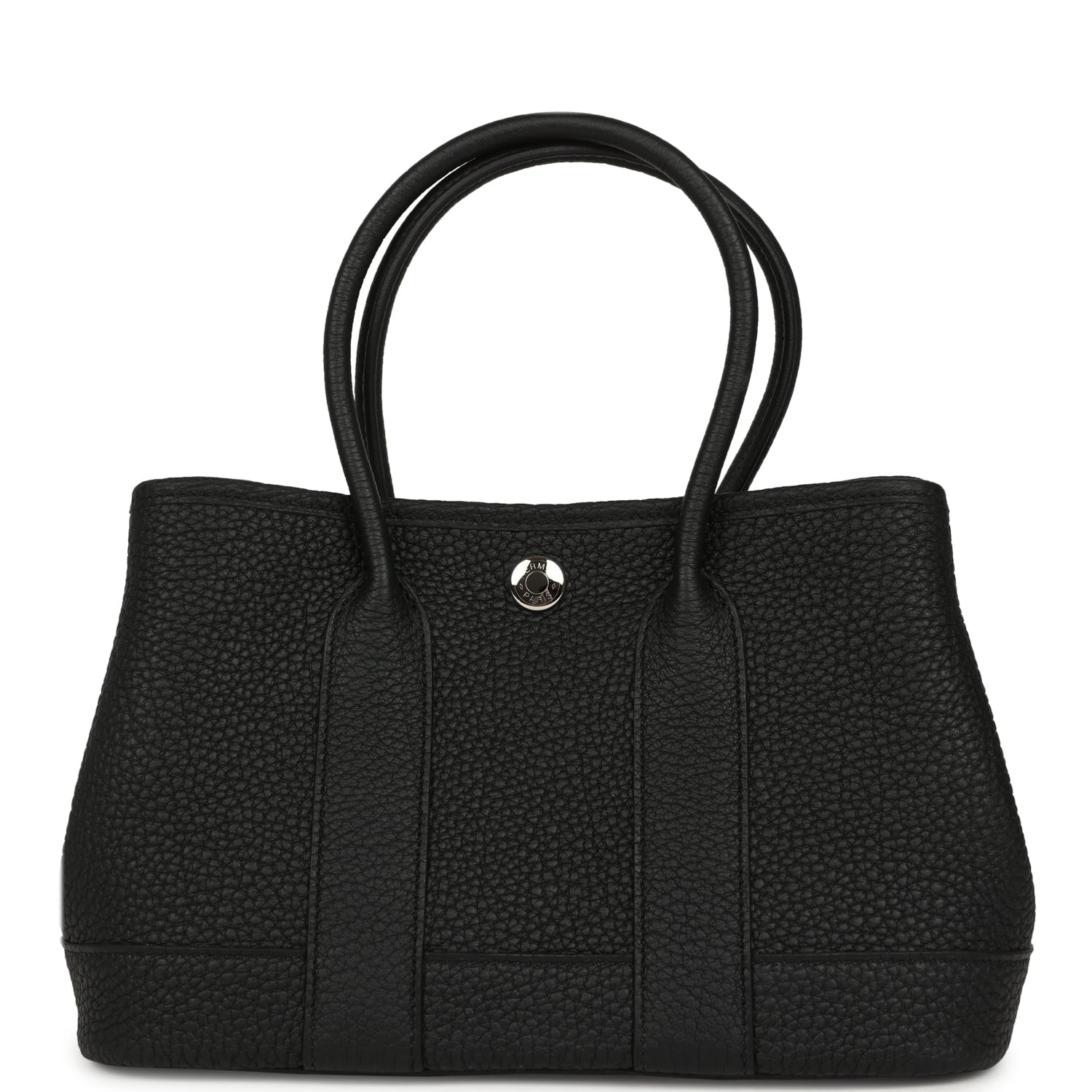 Hermes Garden Party Neo 23 Black Negonda Palladium Hardware