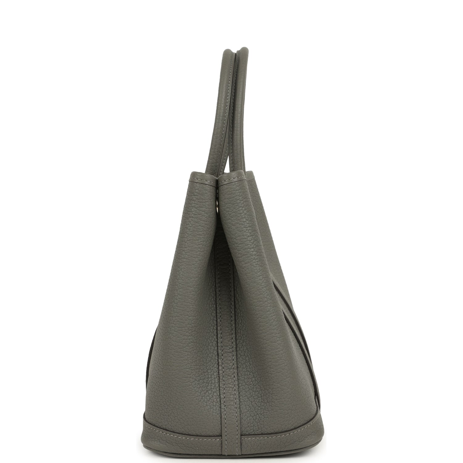 Hermes Garden Party 30 Gris Meyer Negonda Palladium Hardware