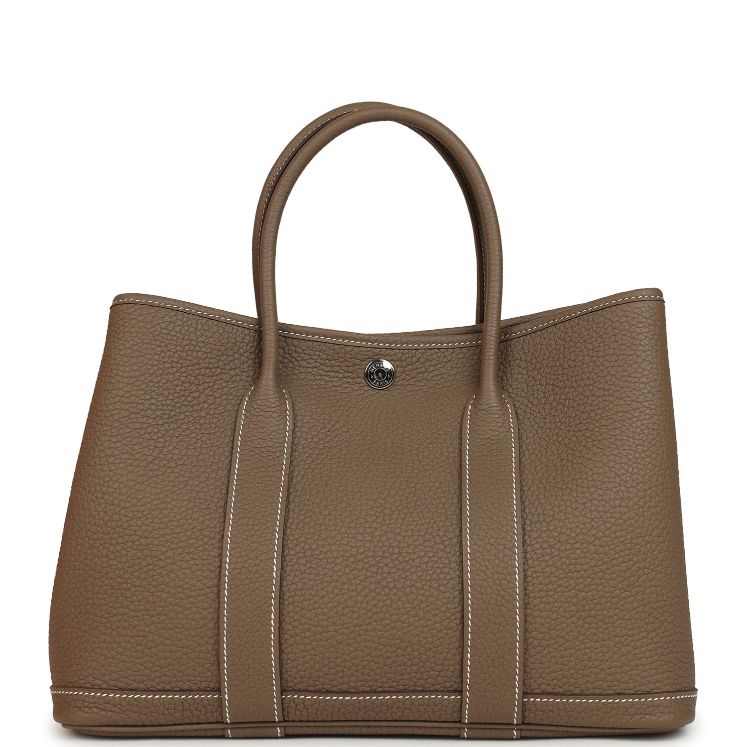 Hermes Garden Party 30 Etoupe Negonda Palladium Hardware