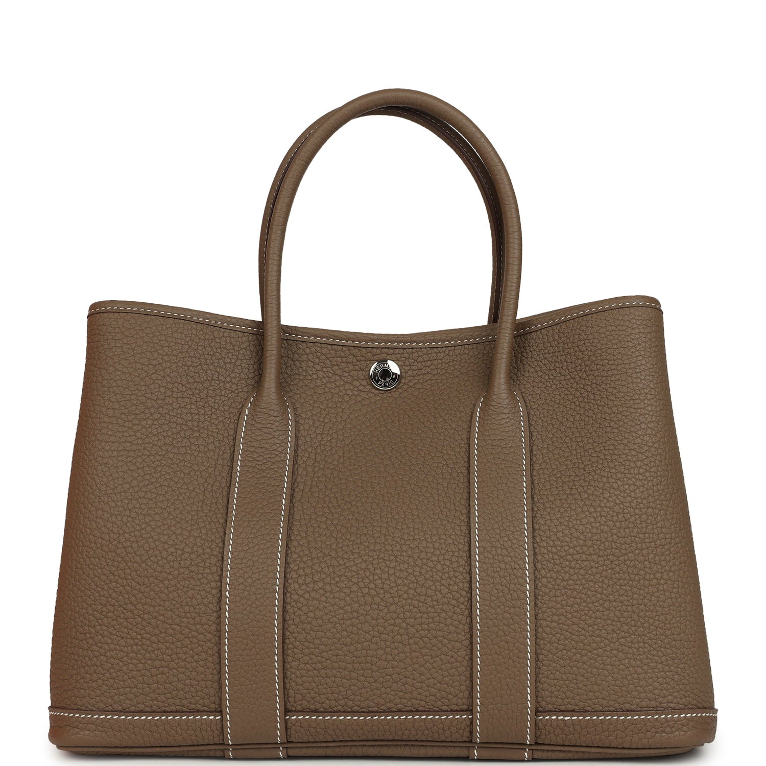 Hermes Garden Party 30 Etoupe Negonda Palladium Hardware