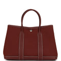 Hermes Garden Party 30 Rouge H Toile H and Negonda Palladium Hardware
