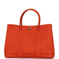 Hermes Garden Party 30 Capucine Negonda Palladium Hardware