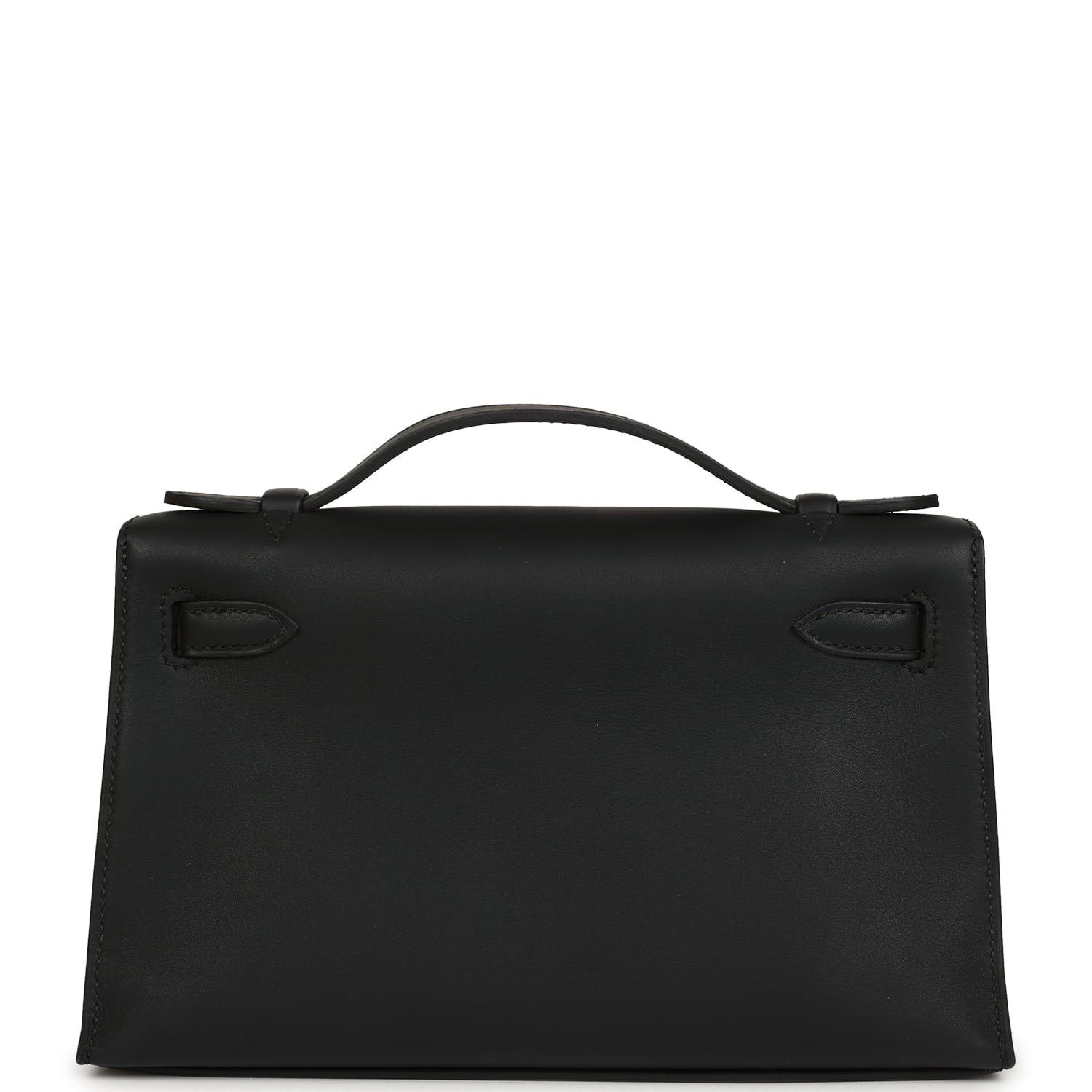 Hermes Special Order (HSS) Kelly Pochette Black Verso Swift Gold Hardware