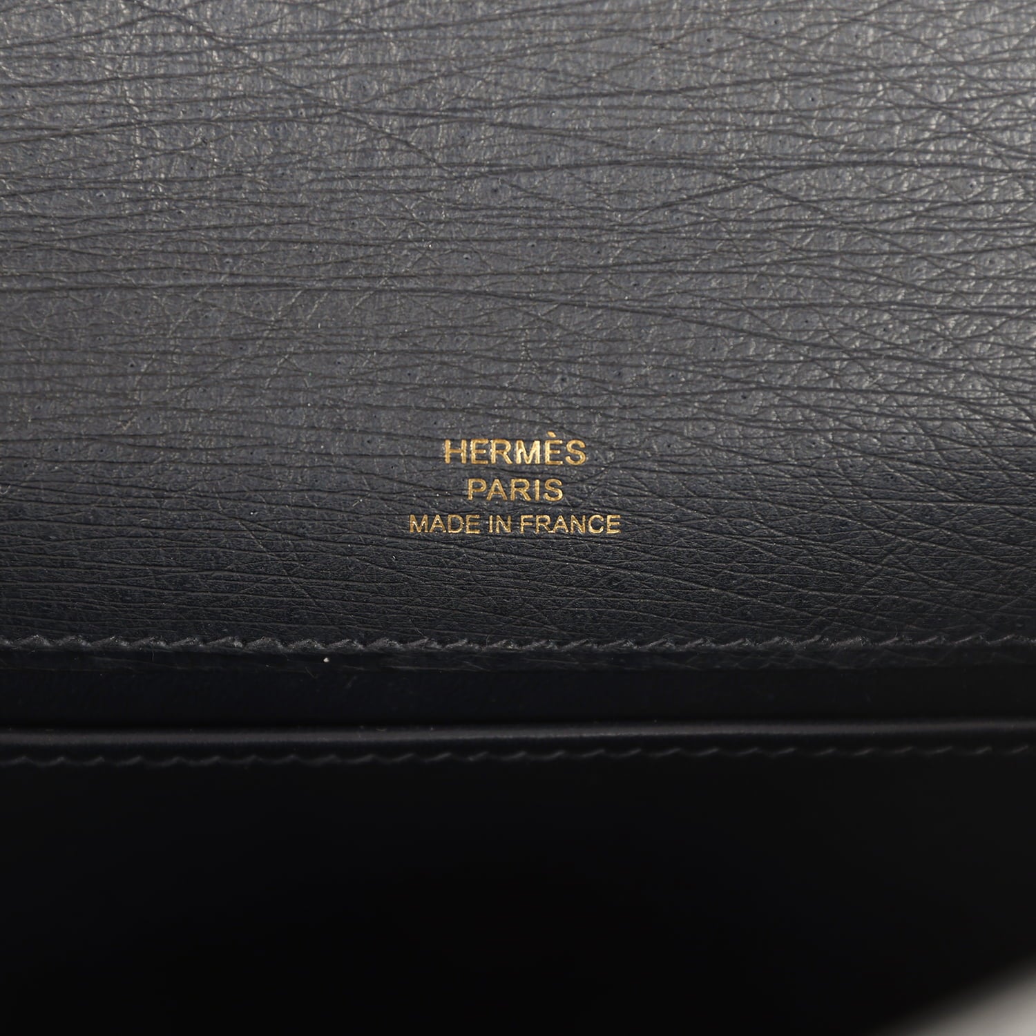 Hermes Kelly Pochette Caban Ostrich Gold Hardware