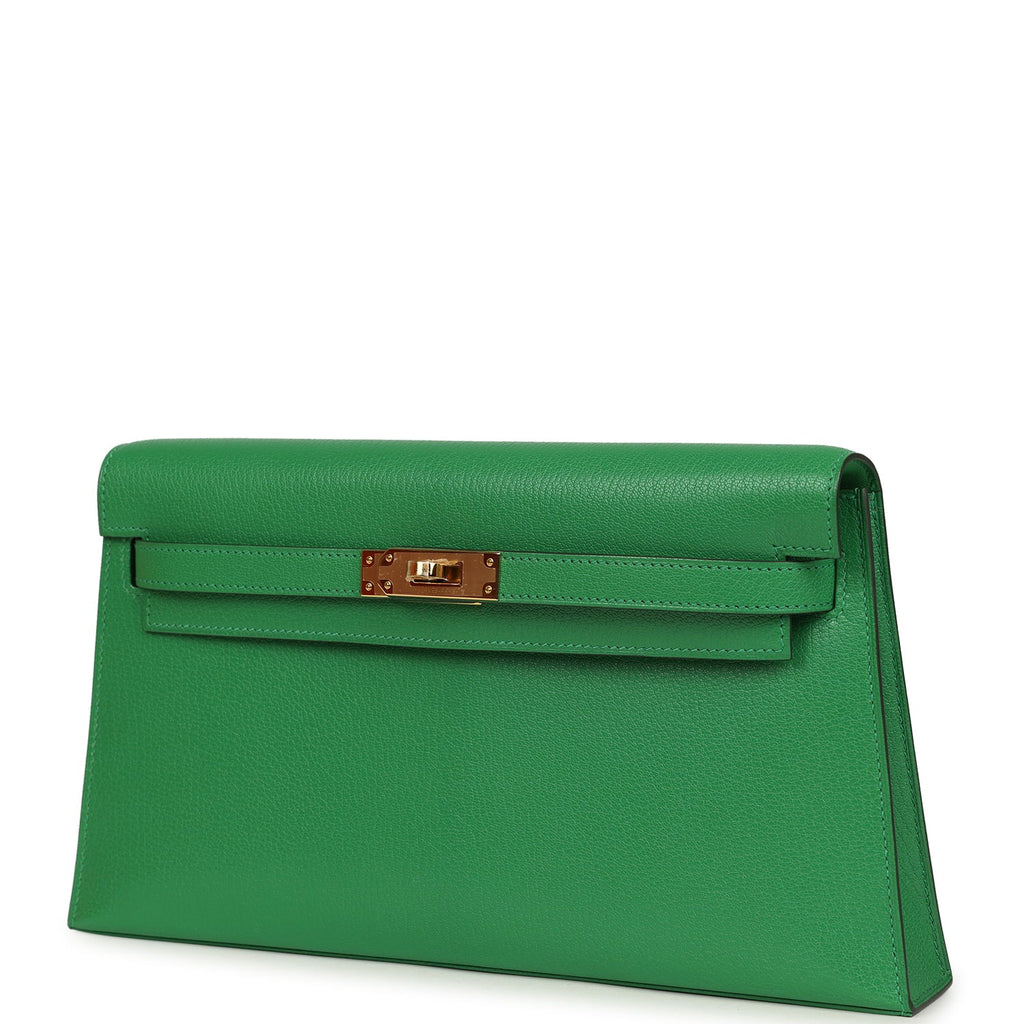 Hermes Kelly Elan Bambou Chevre Chamkila Gold Hardware