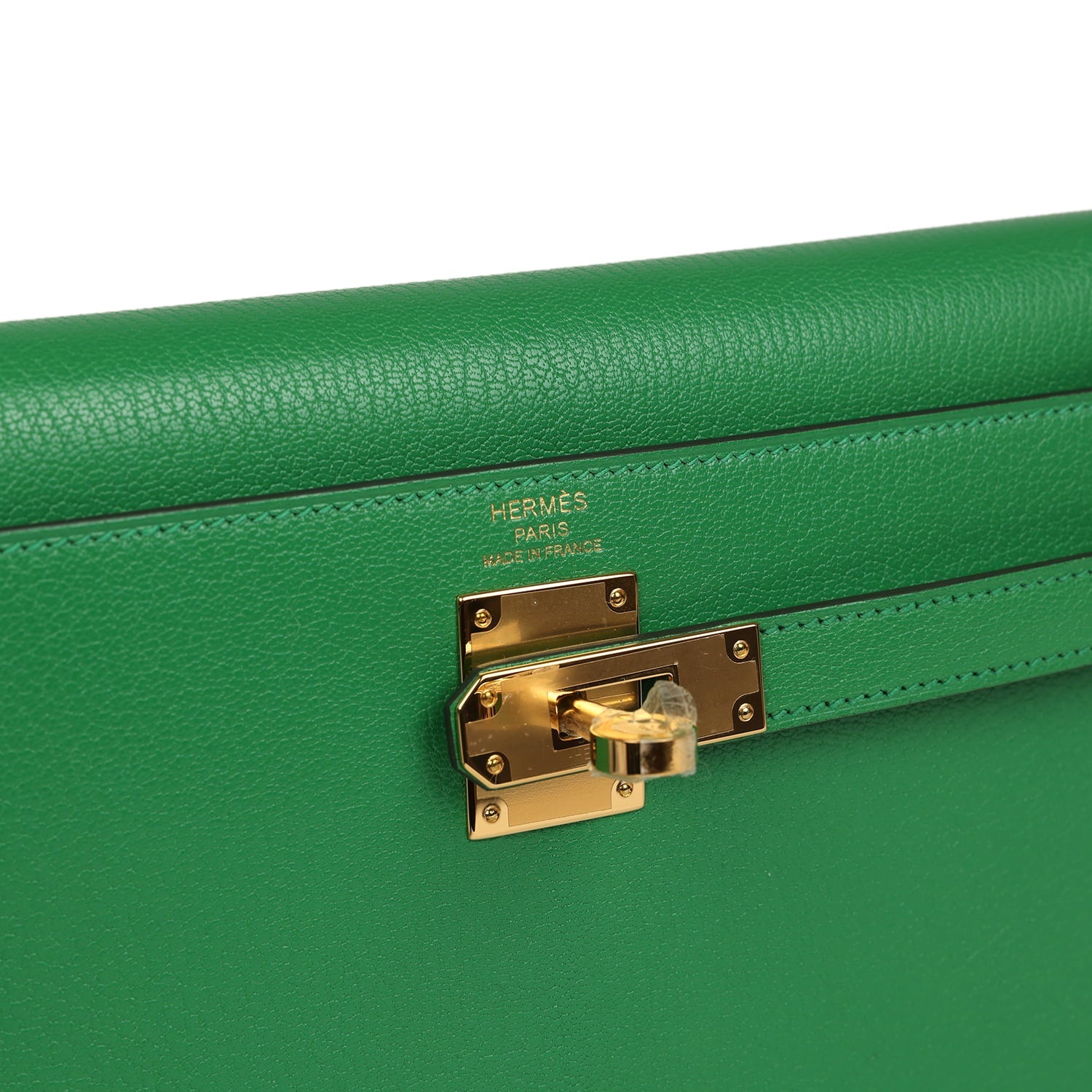 Hermes Kelly Elan Bambou Chevre Chamkila Gold Hardware