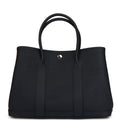 Hermes Garden Party 30 Bleu Indigo Negonda Palladium Hardware
