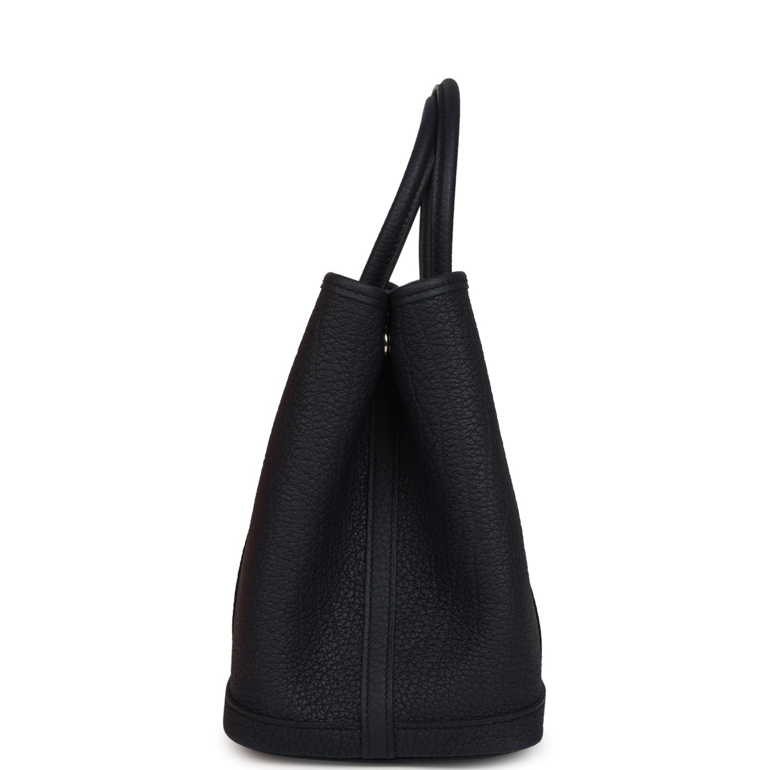 Hermes Garden Party 30 Bleu Indigo Negonda Palladium Hardware