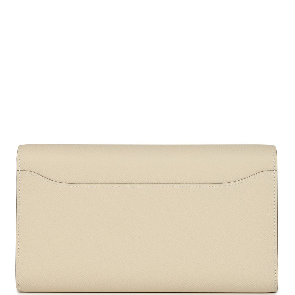 Hermes Constance Wallet To Go Craie Epsom Gold Hardware