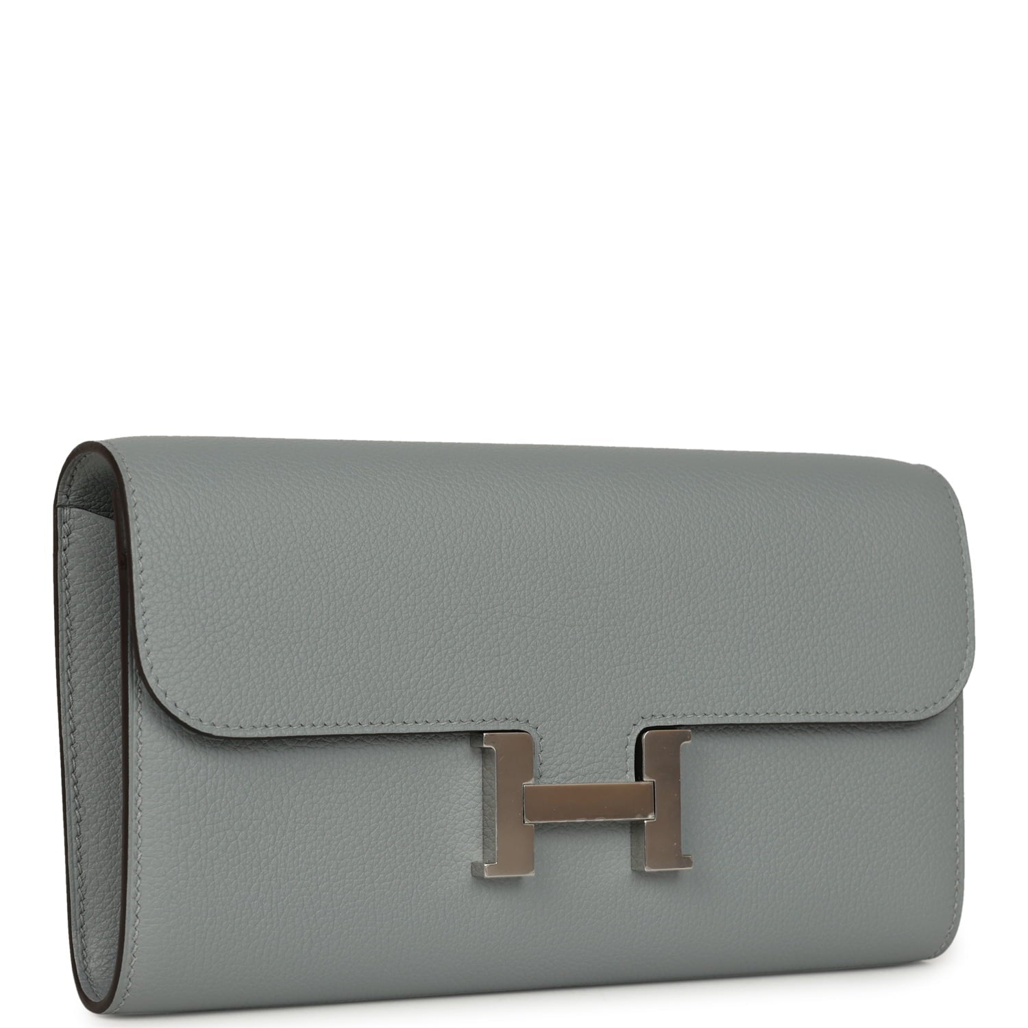 Hermes Constance Wallet To Go Gris Pantin Evercolor Palladium Hardware