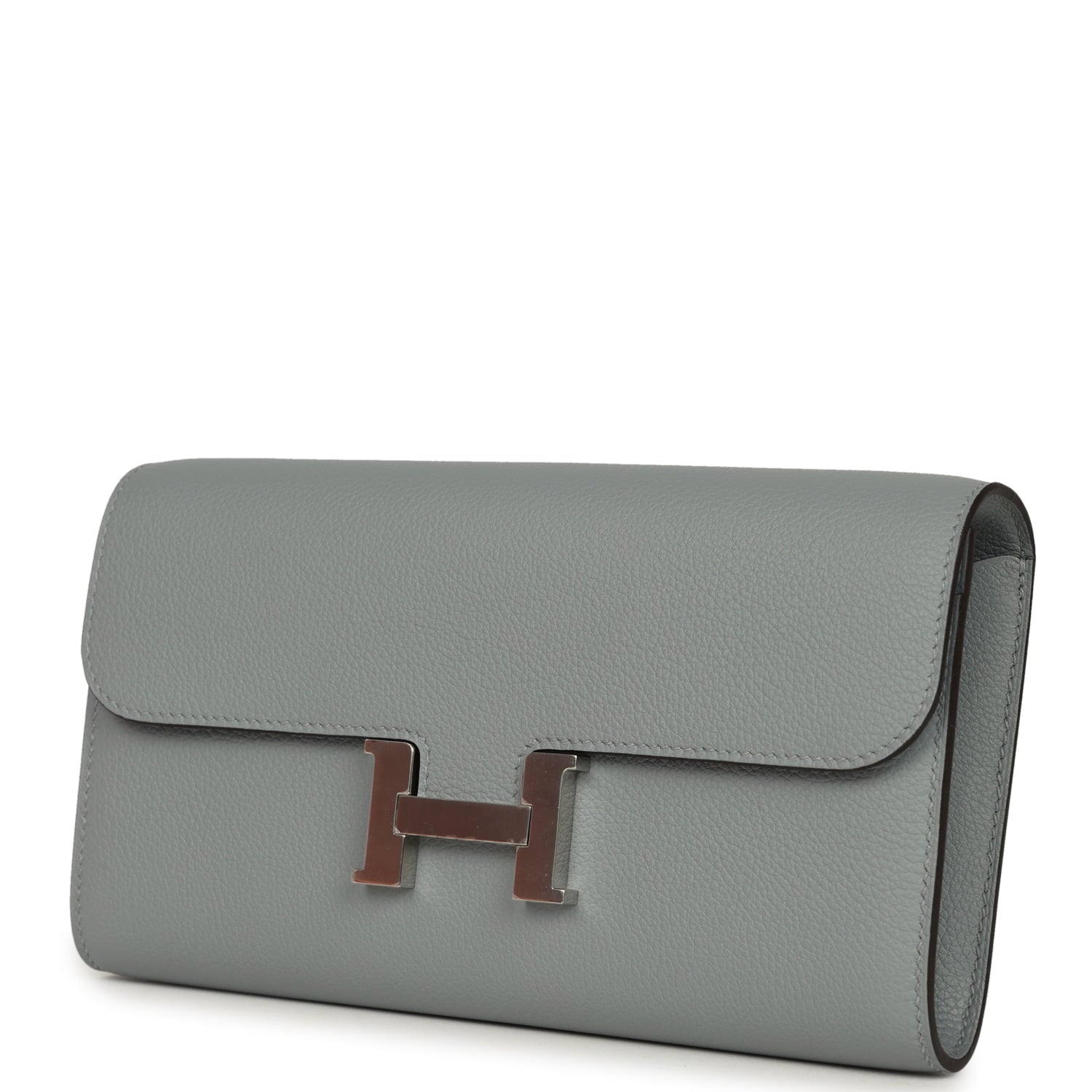 Hermes Constance Wallet To Go Gris Pantin Evercolor Palladium Hardware