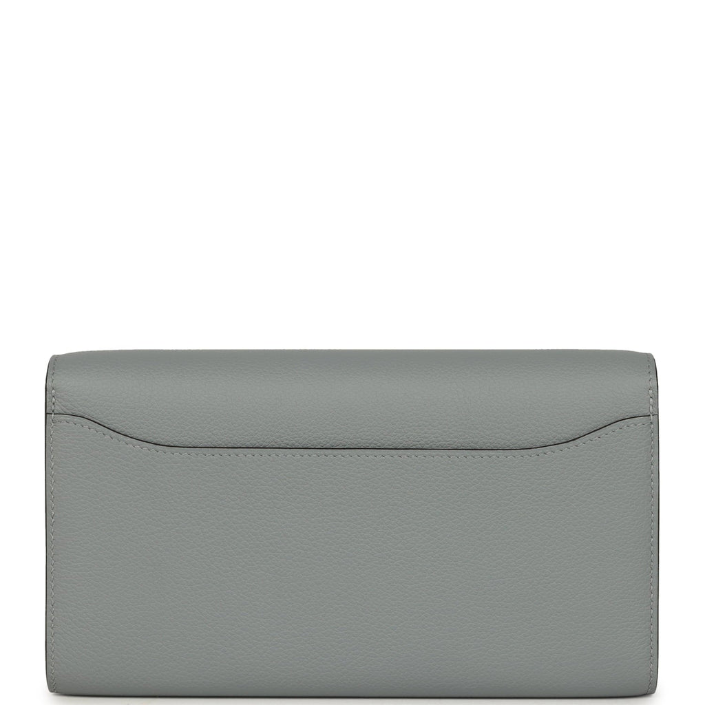 Hermes Constance Wallet To Go Gris Pantin Evercolor Palladium Hardware