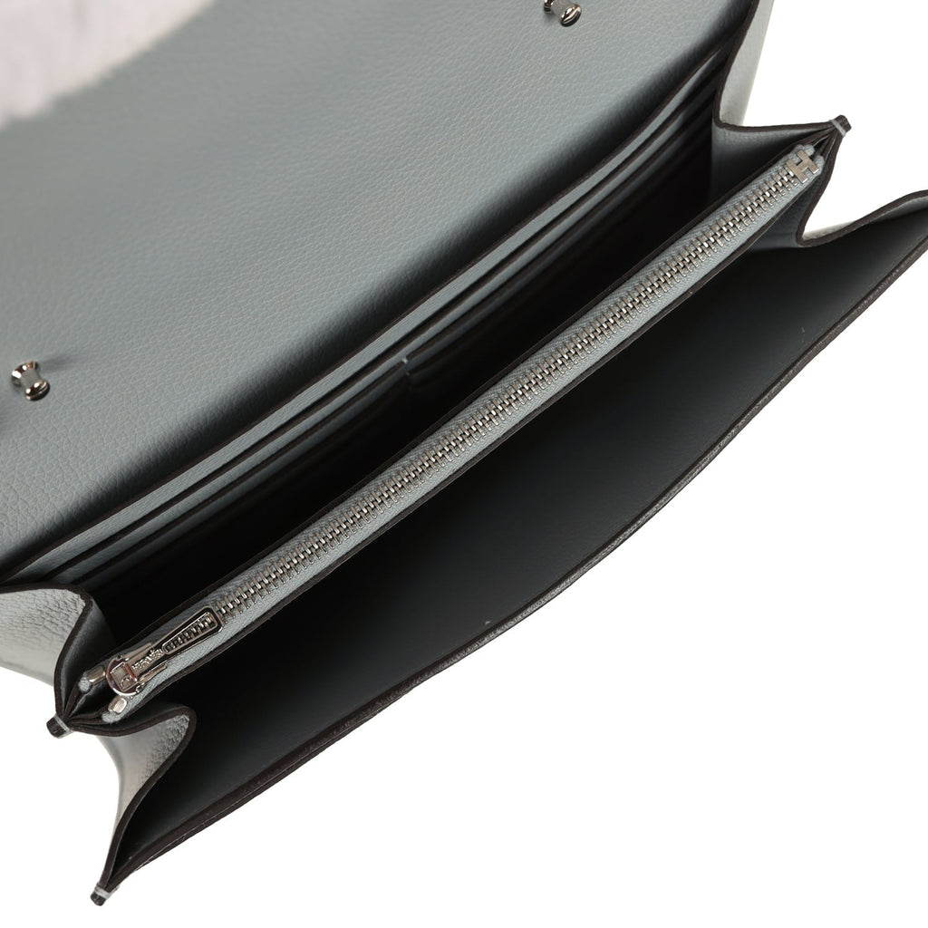Hermes Constance Wallet To Go Gris Pantin Evercolor Palladium Hardware