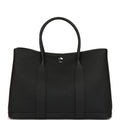 Hermes Garden Party 30 Black Negonda Palladium Hardware