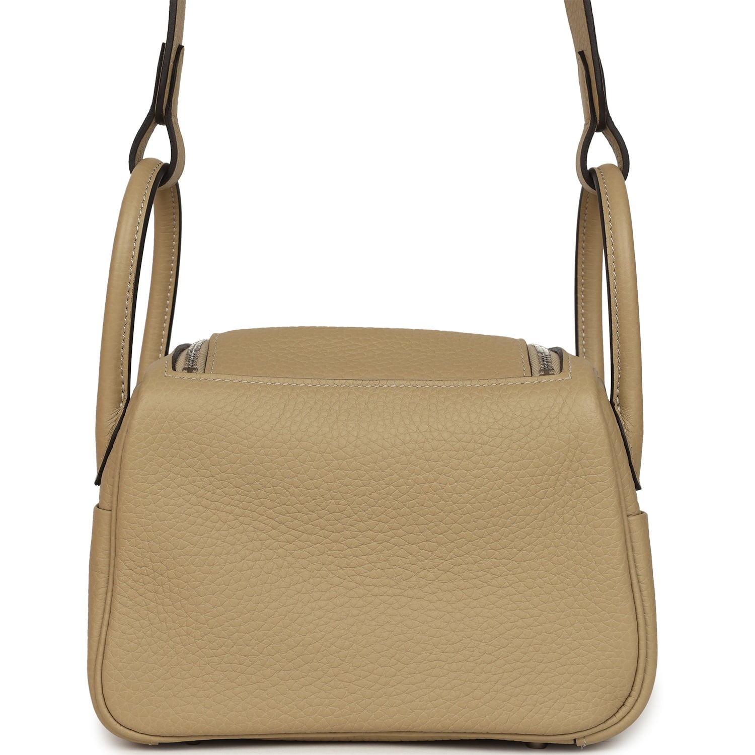 Hermes Mini Lindy II Trench Verso Clemence Palladium Hardware