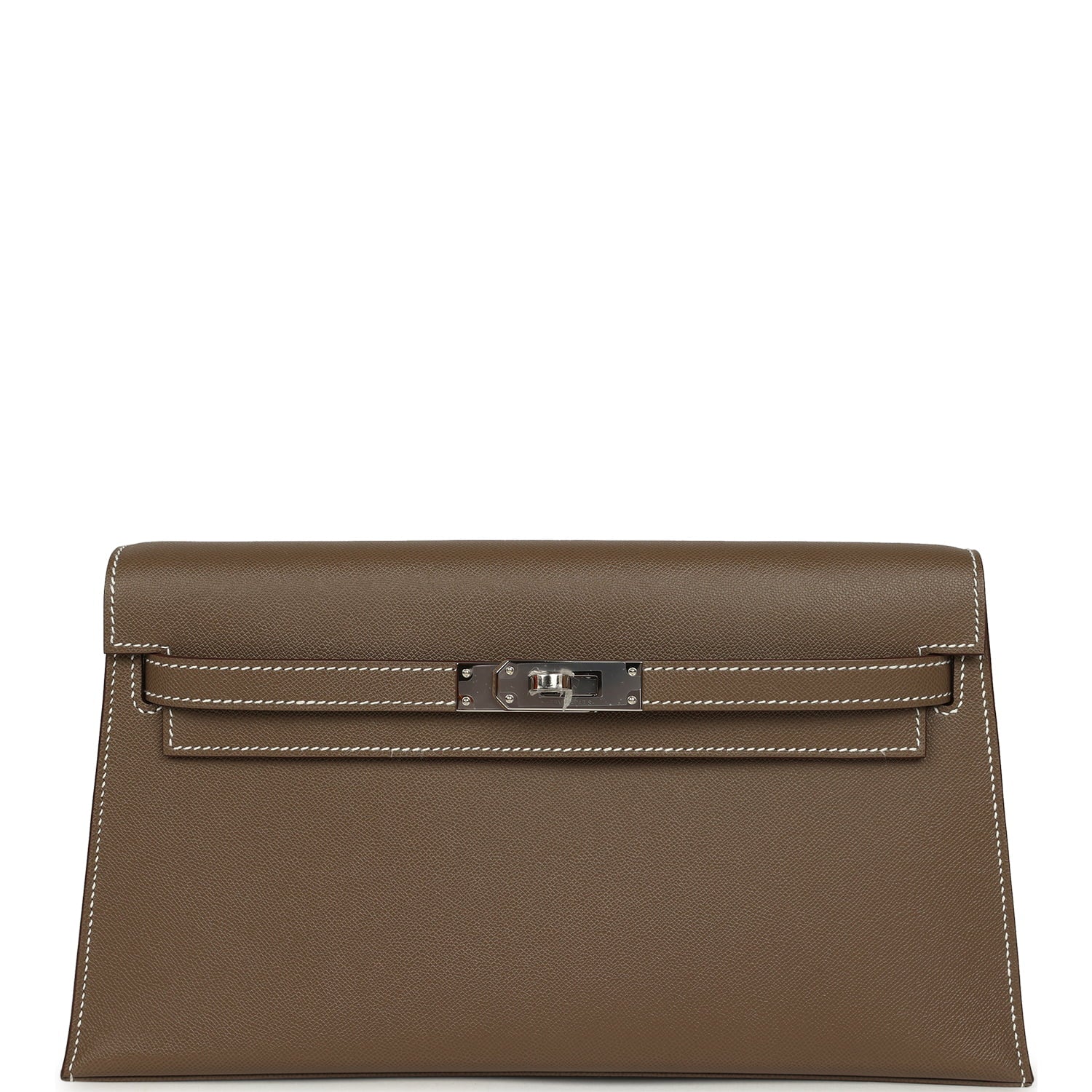 Hermes Kelly Elan Etoupe Madame Palladium Hardware