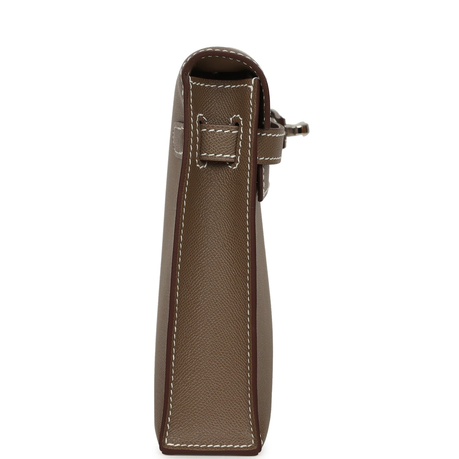 Hermes Kelly Elan Etoupe Madame Palladium Hardware