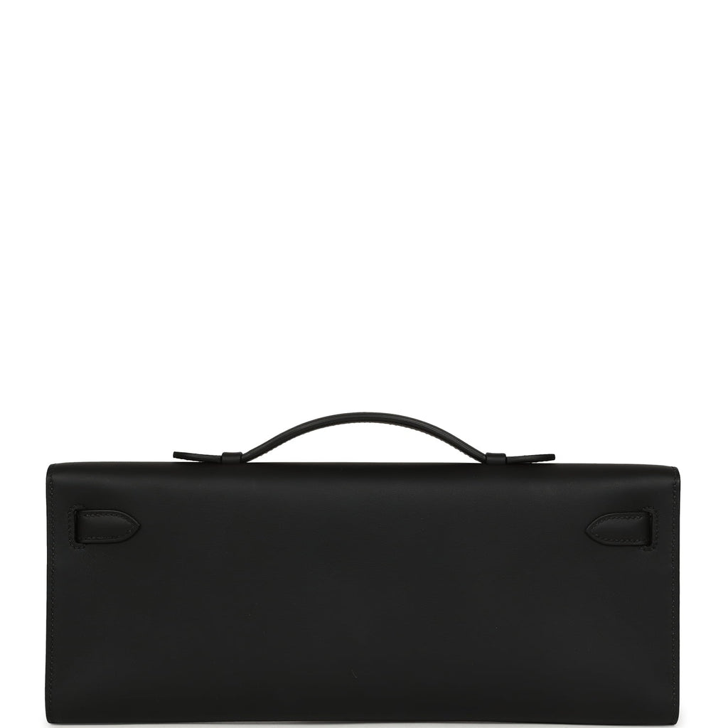 Hermes Kelly Cut Black Swift Gold Hardware