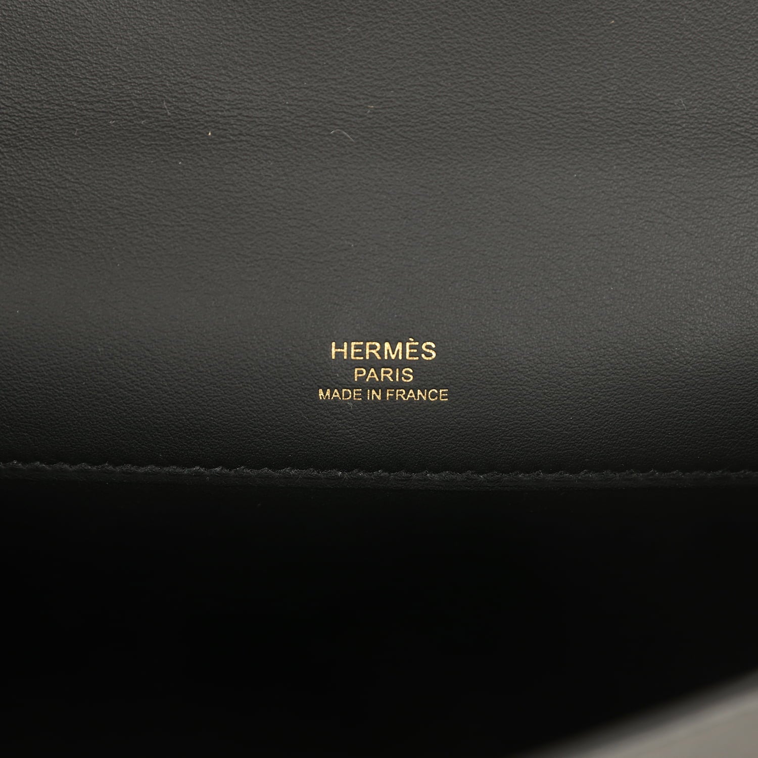 Hermes Kelly Cut Black Swift Gold Hardware