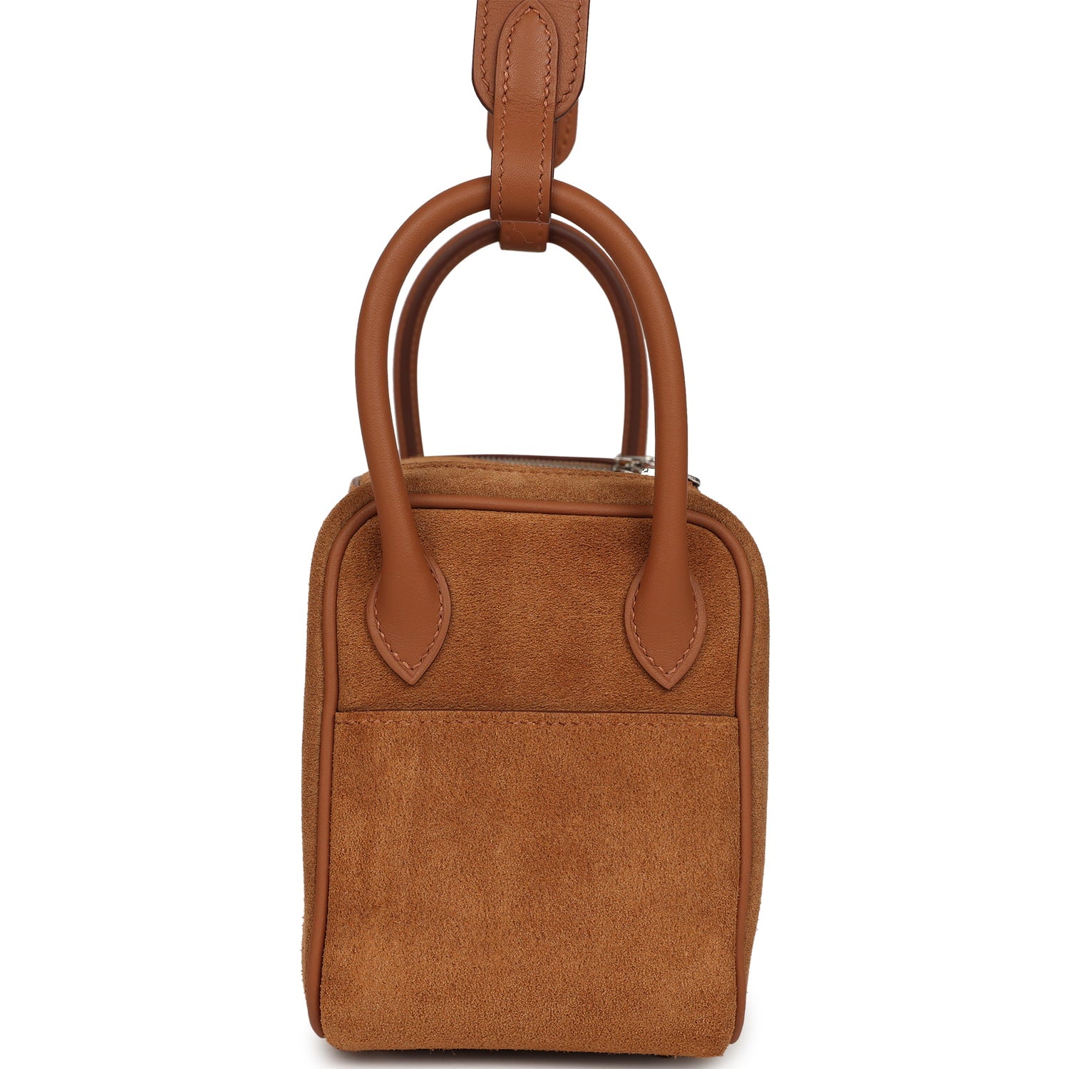 Hermes Mini Lindy II Chamois Grizzly Gold Swift Palladium Hardware