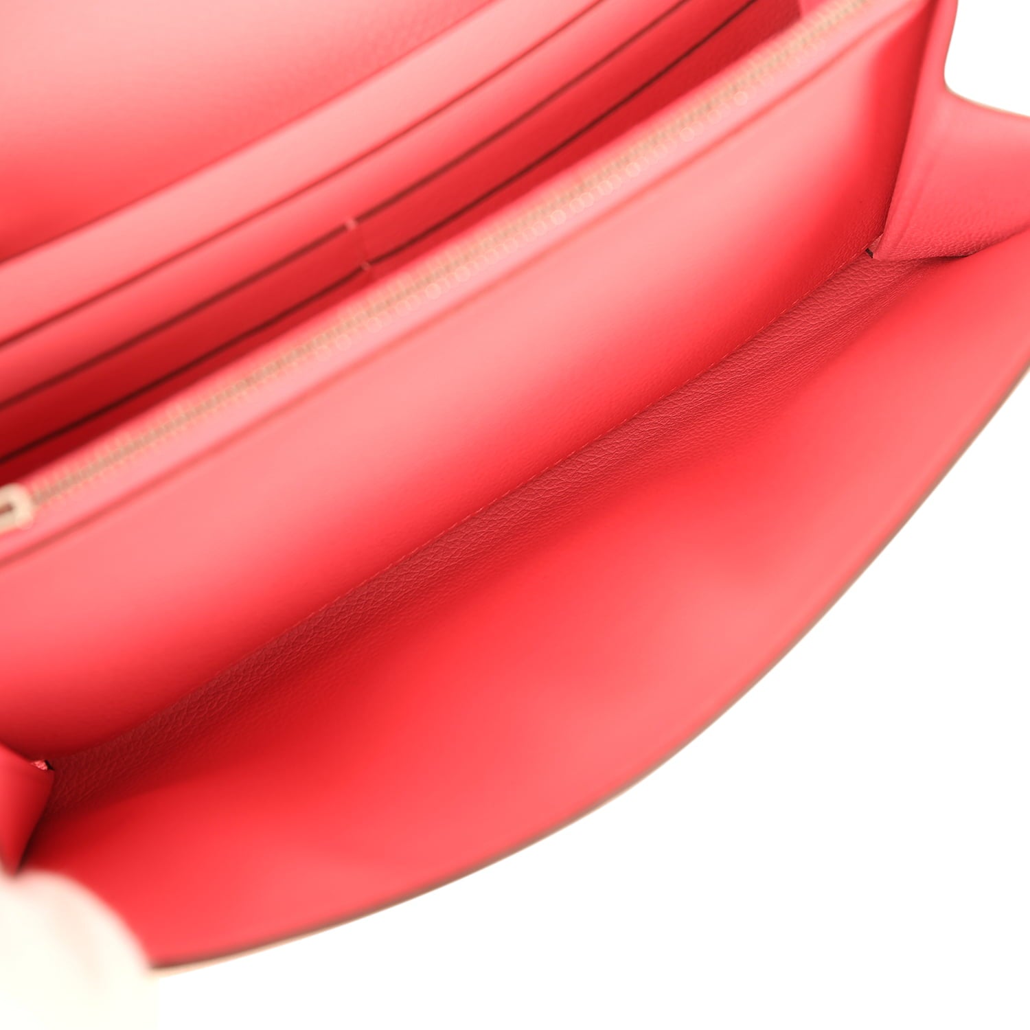 Hermes Constance Wallet To Go Rose Azalee Evercolor Palladium Hardware