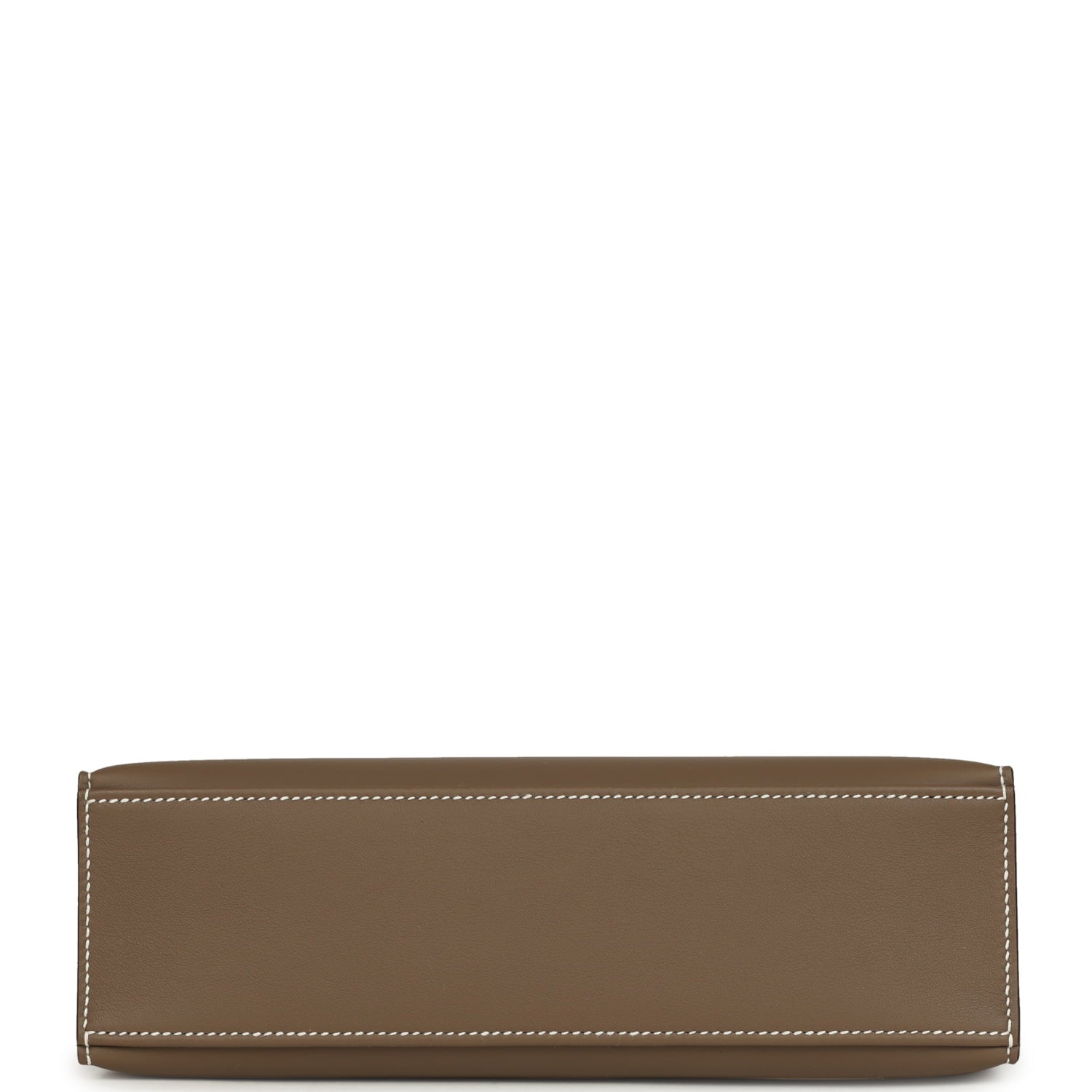 Hermes Kelly Pochette Etoupe Swift Palladium Hardware