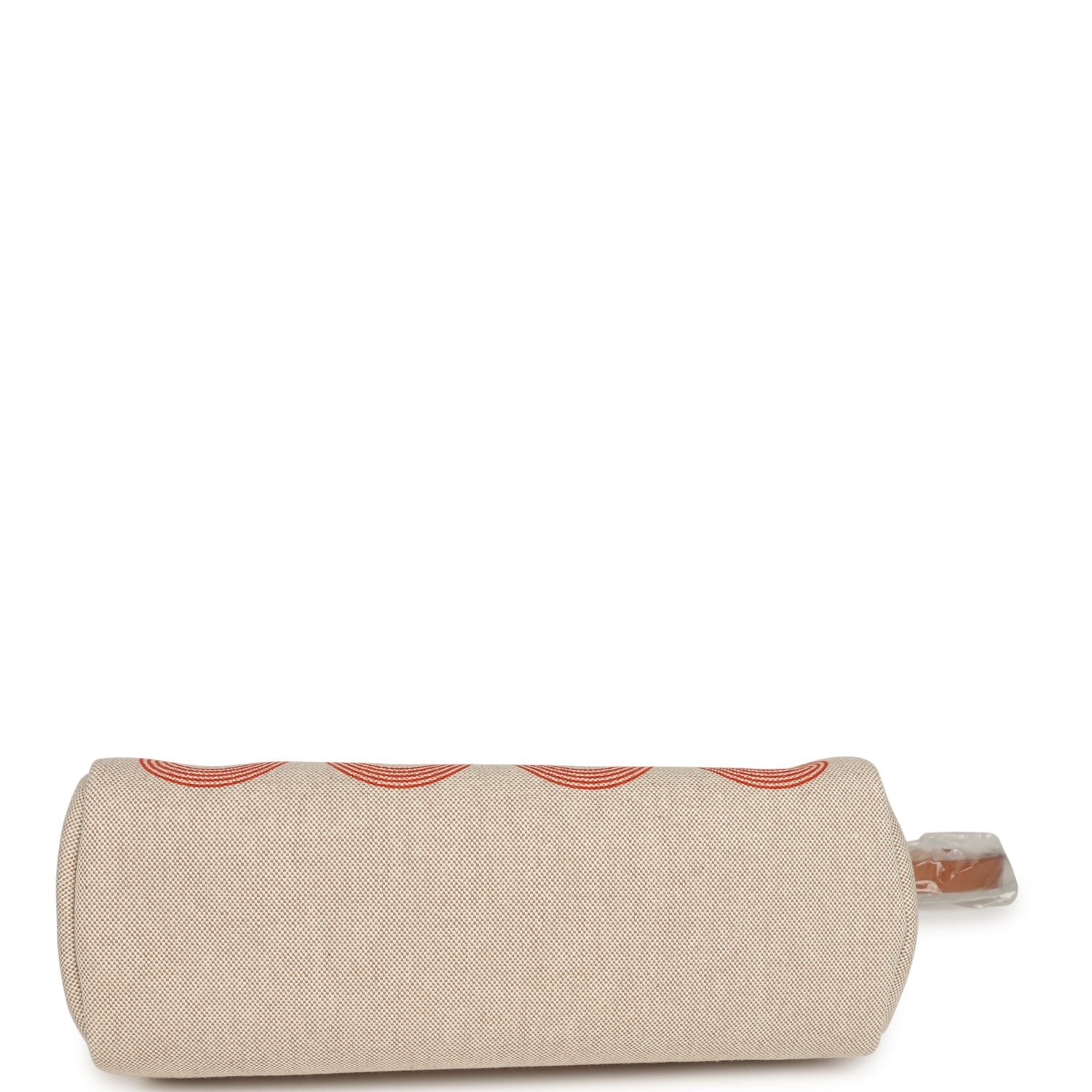 Hermes Herbag Zip PM 31 "Circuit 24" Ecru, Orange Toile H Plume and Natural Vache Hunter Palladium Hardware