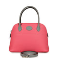 Hermes Special Order (HSS) Bolide 27 Rose Azalee and Gris Mouette Epsom Palladium Hardware