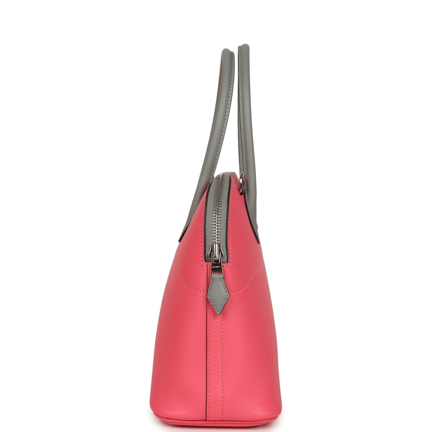 Hermes Special Order (HSS) Bolide 27 Rose Azalee and Gris Mouette Epsom Palladium Hardware