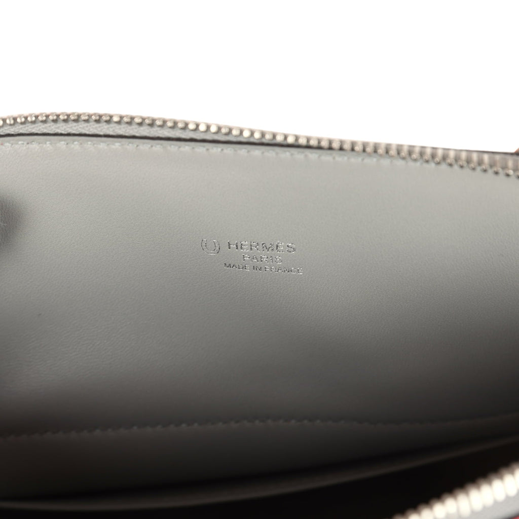 Hermes Special Order (HSS) Bolide 27 Rose Azalee and Gris Mouette Epsom Palladium Hardware