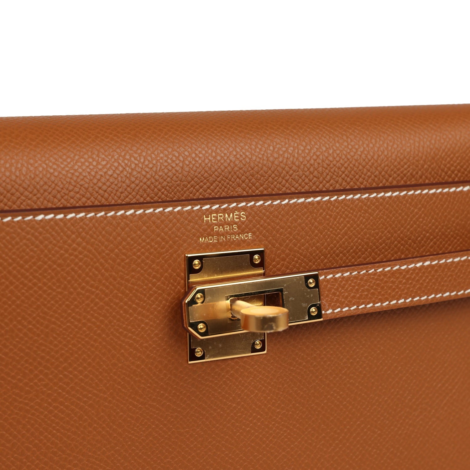 Hermes Kelly Elan Gold Epsom Gold Hardware