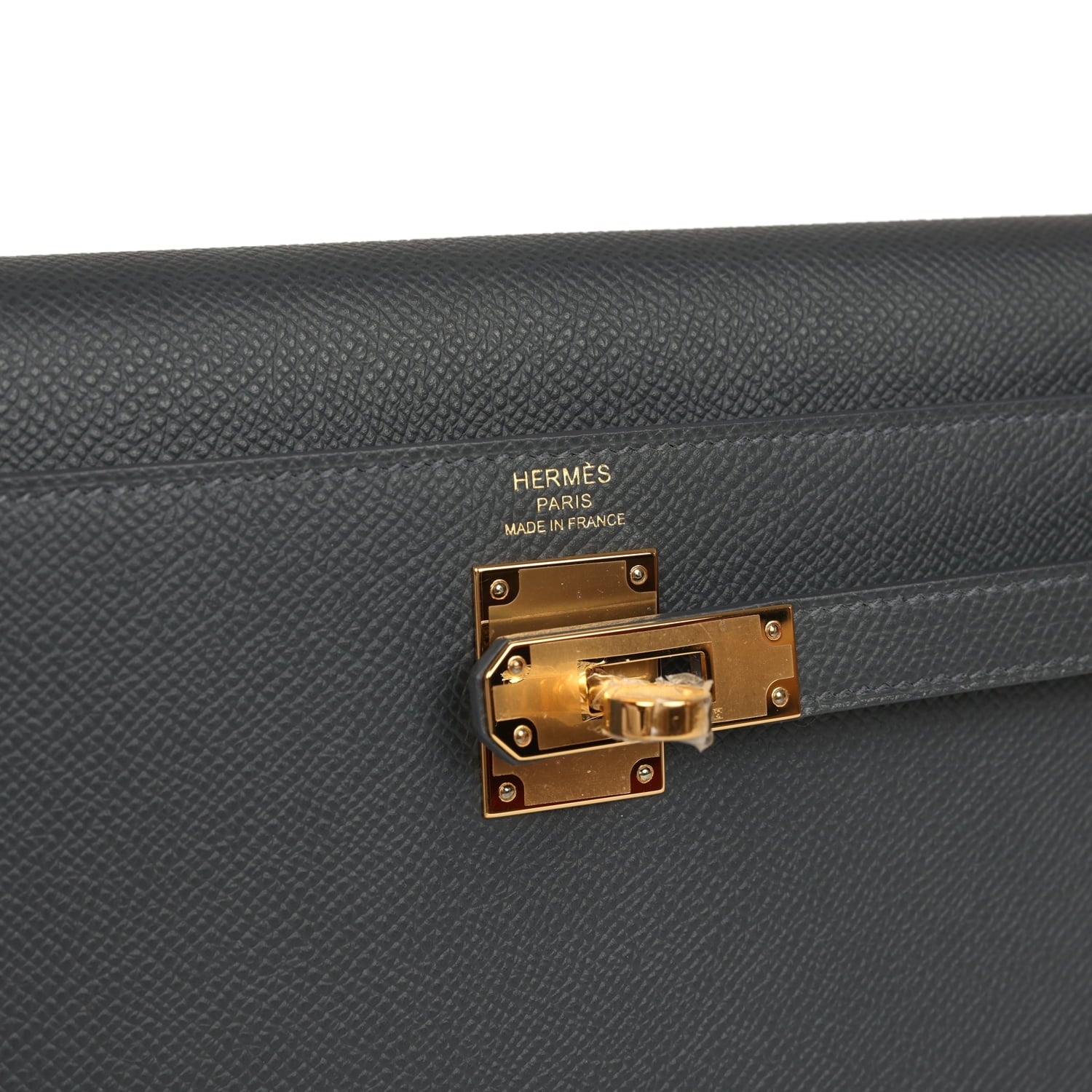 Hermes Kelly Elan Ardoise Gold Hardware