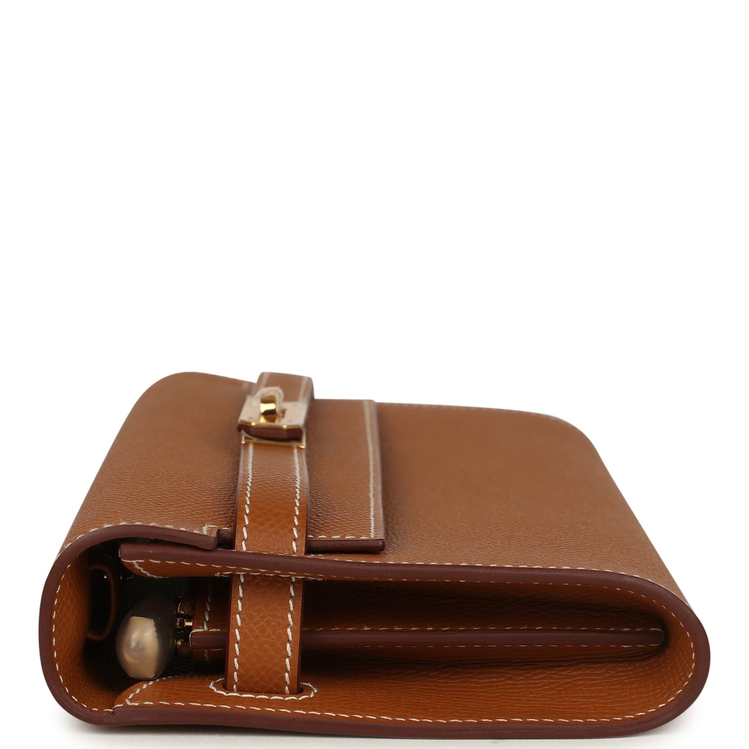 Hermes Kelly Wallet To Go Gold Epsom Gold Hardware