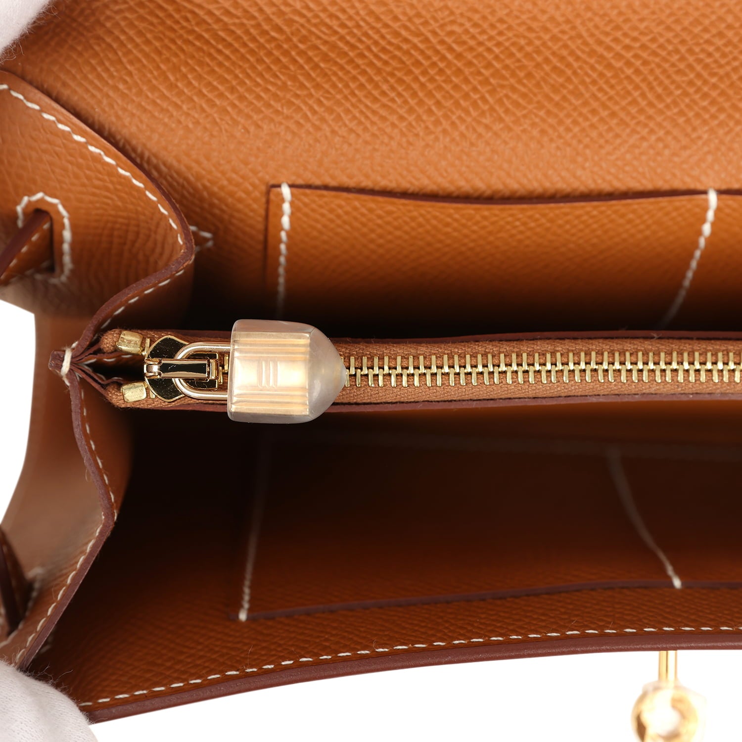 Hermes Kelly Wallet To Go Gold Epsom Gold Hardware