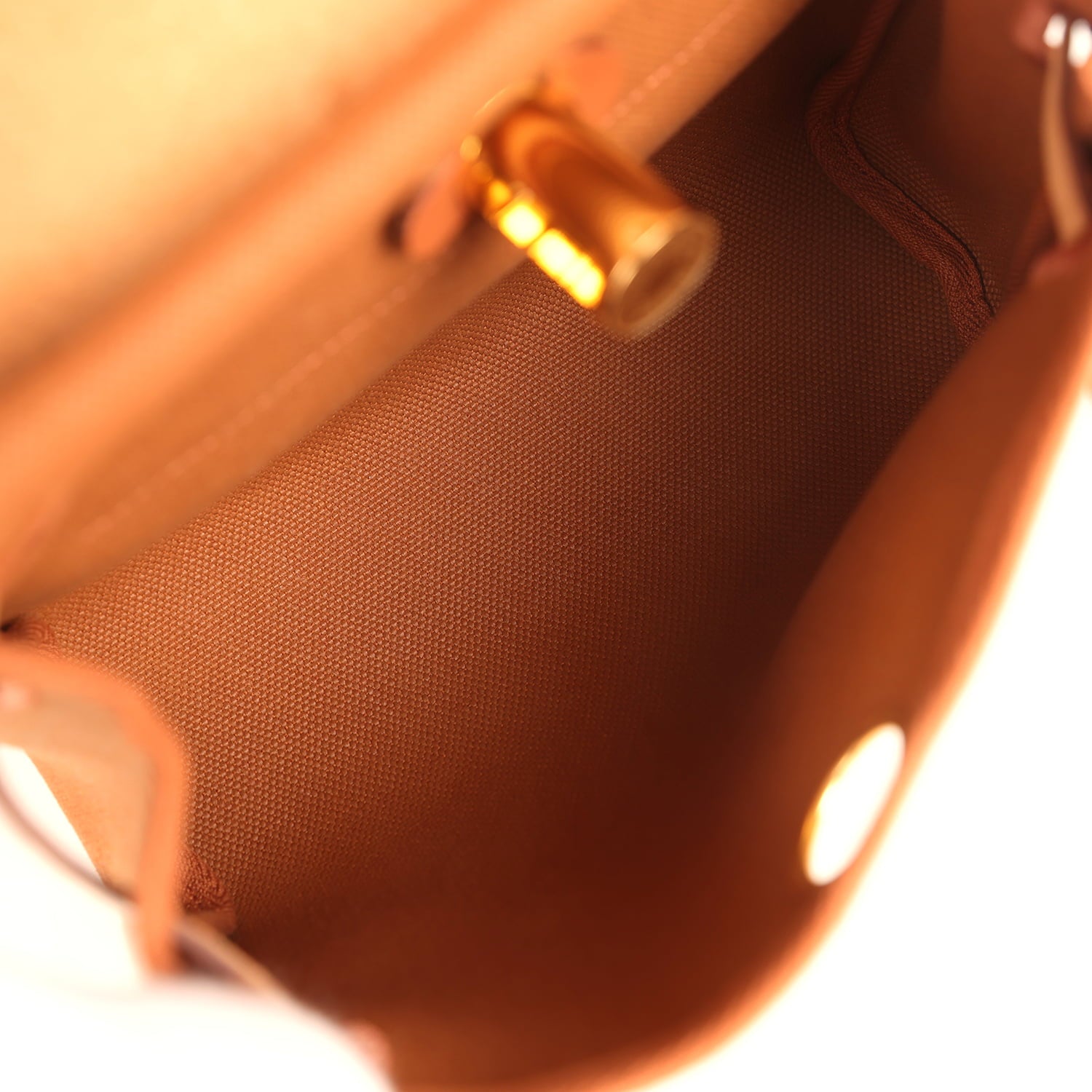 Hermes Herbag Zip 20 Mini Fauve Toile H Canvas and Vache Hunter Gold Hardware
