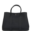 Hermes Garden Party 30 Bleu Indigo Negonda Palladium Hardware