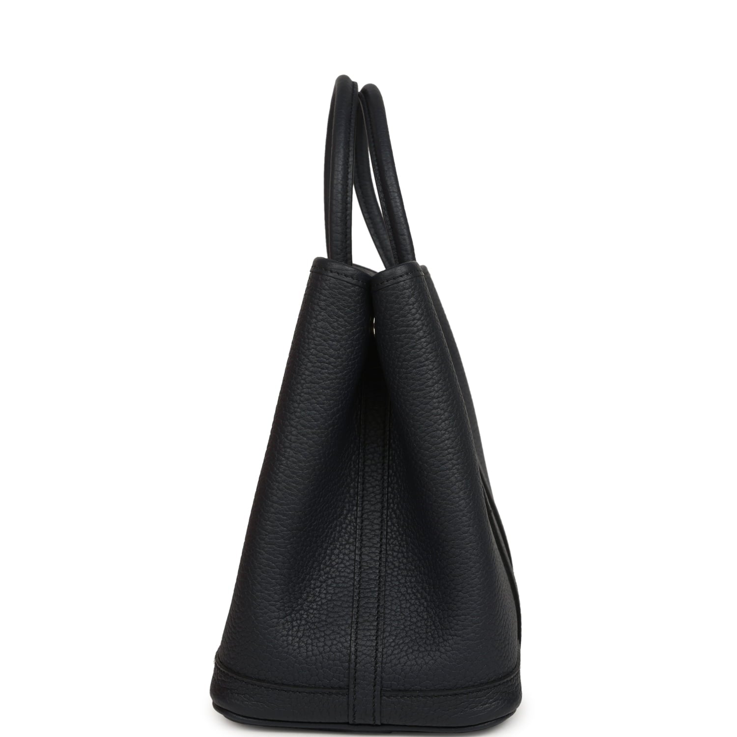 Hermes Garden Party 30 Bleu Indigo Negonda Palladium Hardware