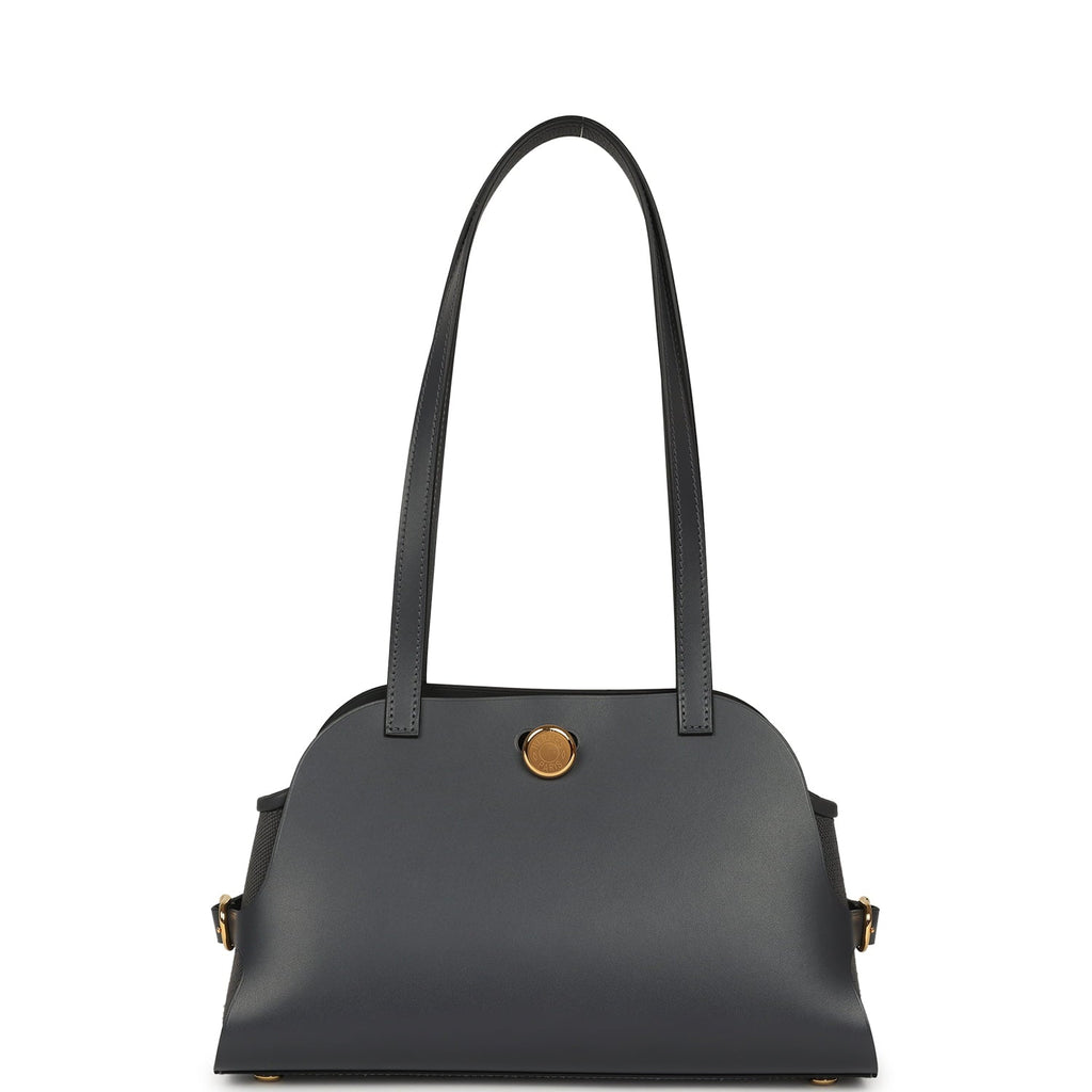 Hermes Tablier Sellier Ardoise Vache Hunter, Swift and Toile Militaire Palladium Hardware