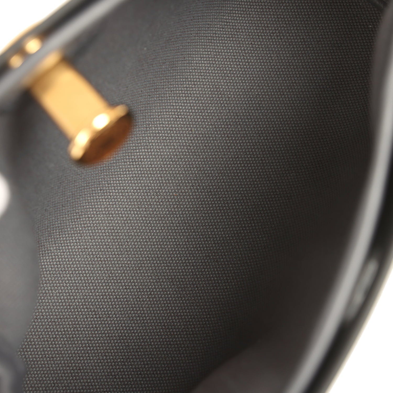 Hermes Tablier Sellier Ardoise Vache Hunter, Swift and Toile Militaire Palladium Hardware