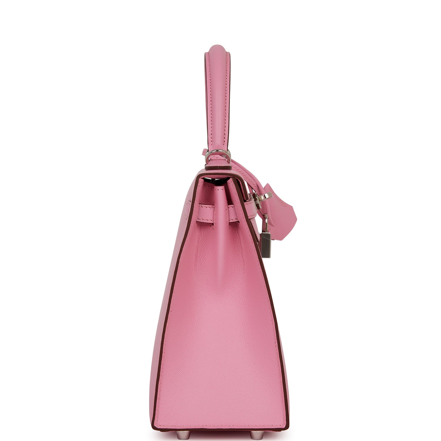 Hermes Kelly Sellier 25 Pink 5P Verso Madame Palladium Hardware