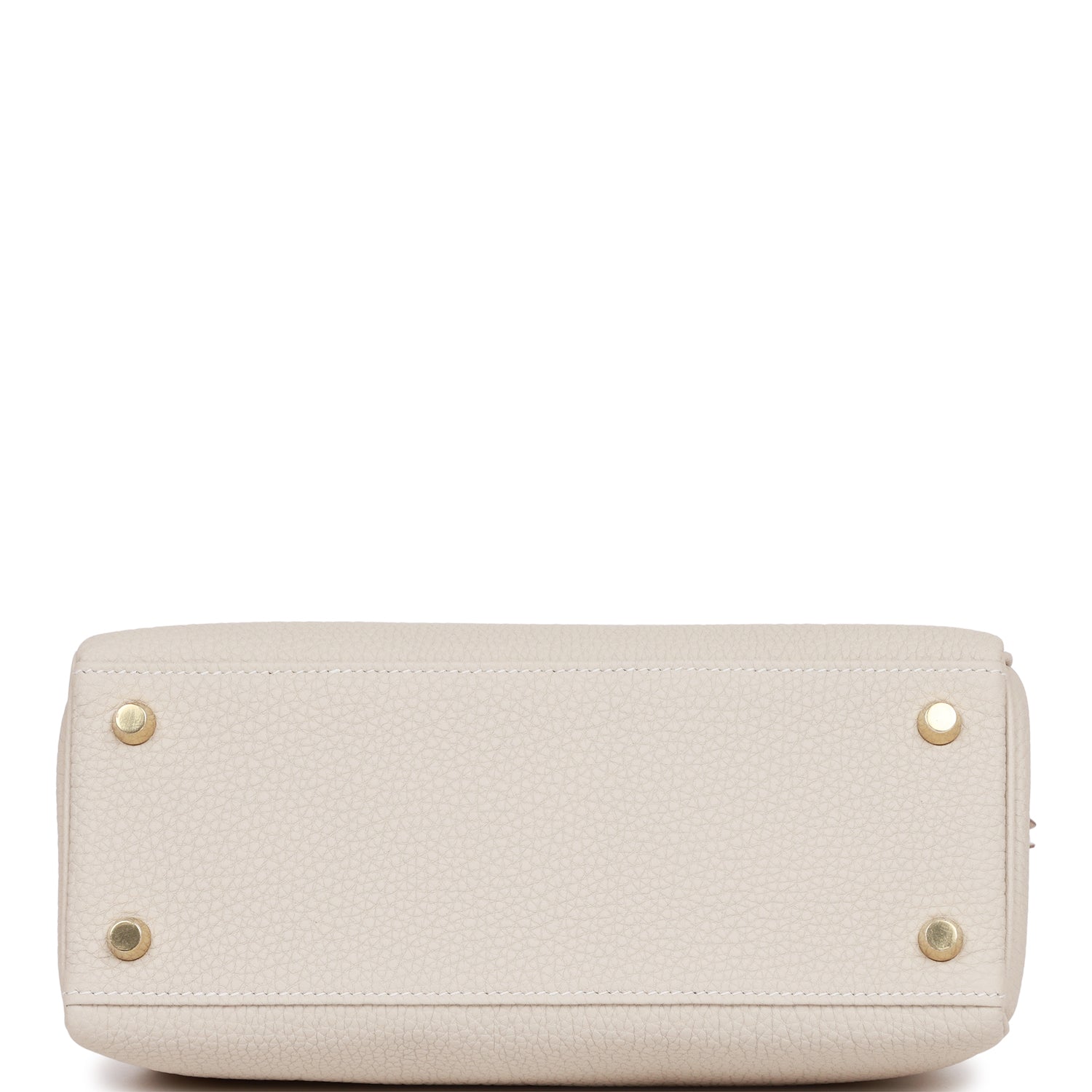 Hermes Kelly Retourne 25 Craie Togo Gold Hardware