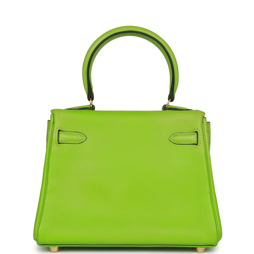 New Hermes Kelly Retourne 20 Vert Cru Gulliver Gold Hardware