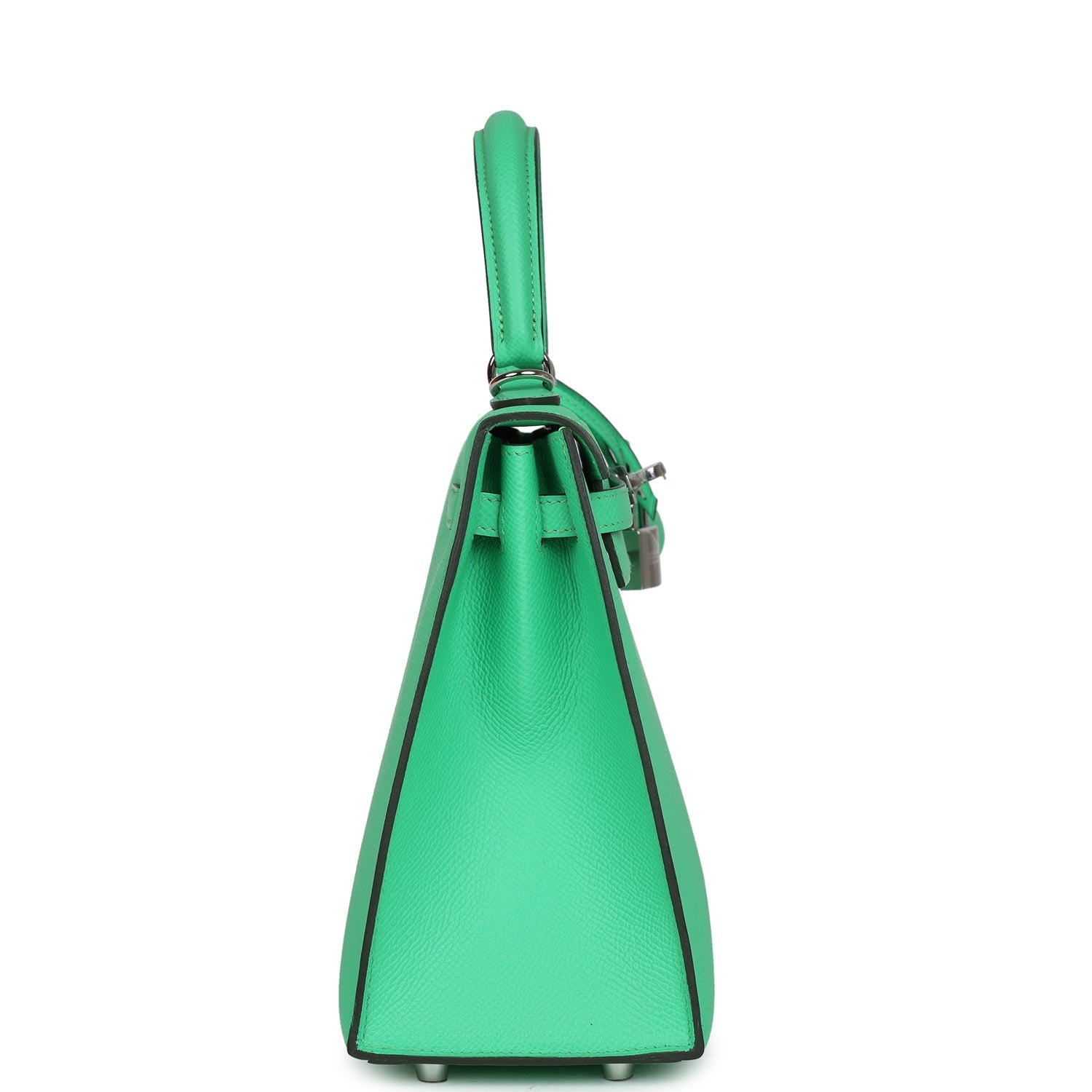 Hermes Kelly Sellier 25 Vert Comics Epsom Palladium Hardware